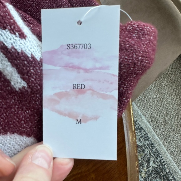 Hazel Moon Hoodie Red Sweater size M - Picture 4 of 6